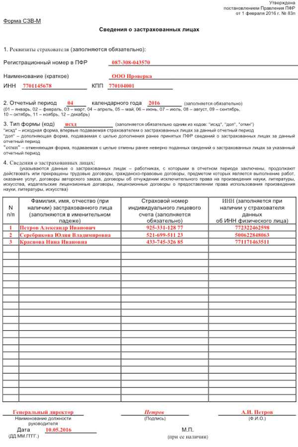 С 2024 года взамен привычной формы СЗВ М работодатели сдают новый отчет персонифицированные сведения о физлицах Расскажем, как заполнить новую форму, а также с какой периодичностью и куда нужно отчитаться