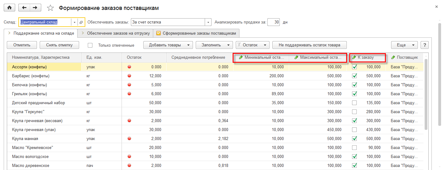 Что значит остатки товара