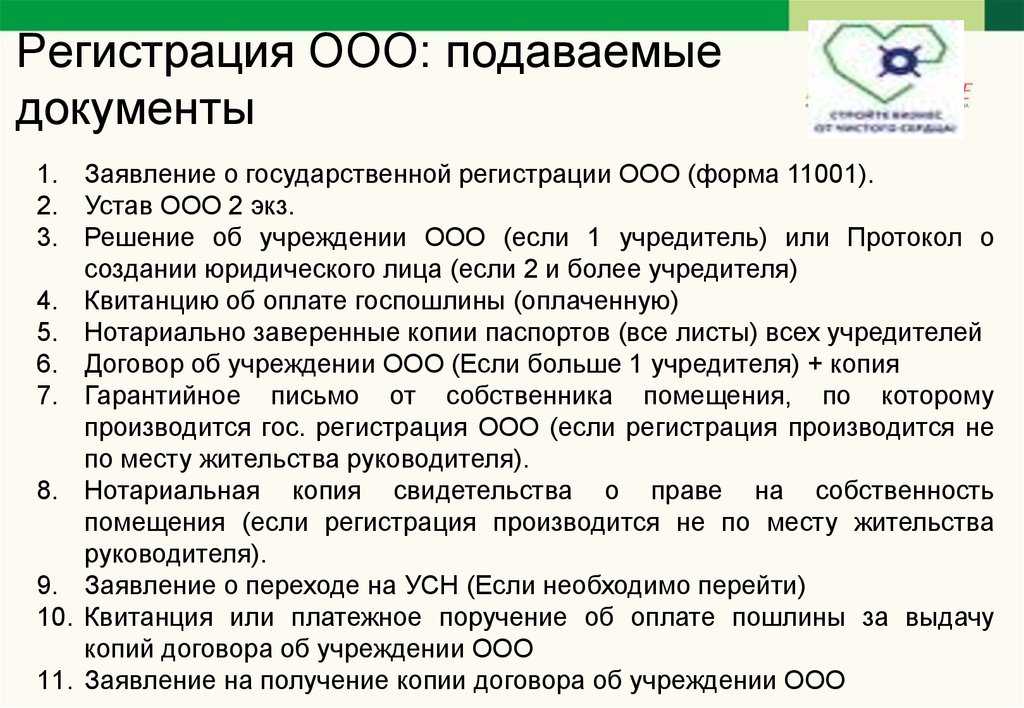 Место регистрации организации