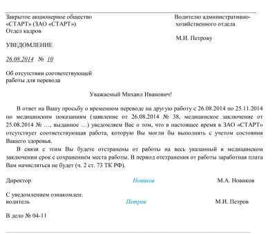 Увольнение по состоянию здоровья: выплаты и компенсации, запись в трудовой
