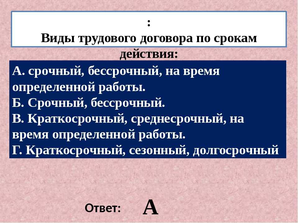 Трудовой договор: что нужно знать