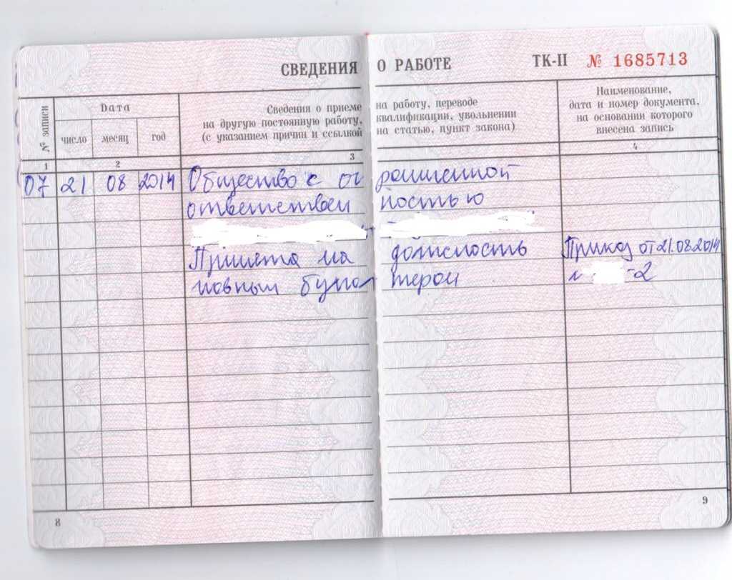 Самые распространённые ошибки в записях трудовой книжки и правила их исправления