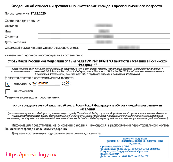 Как получить статус предпенсионера - пошаговая инструкция, как оформить справку через госуслуги, пфр (сфр)