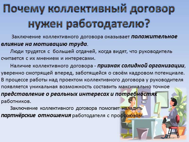 Проведение коллективных переговоров