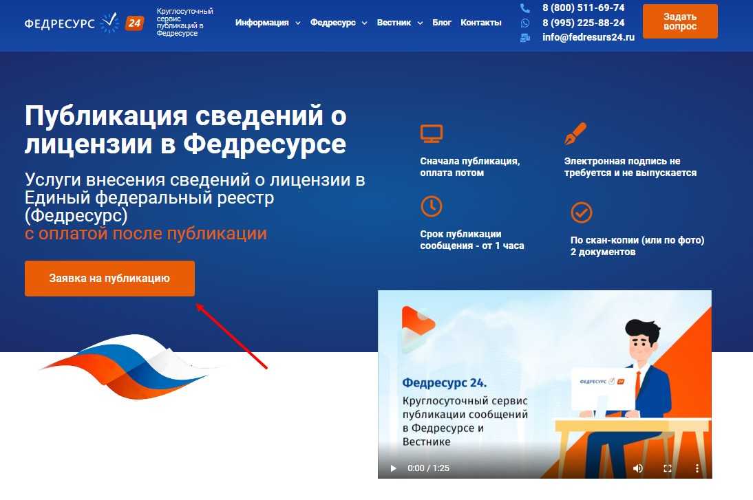 Как подать объявление о ликвидации в федресурсе- федресурс24