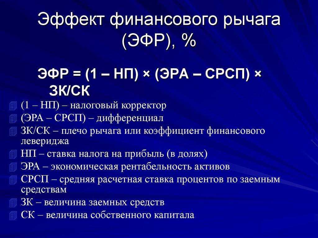 Плечо финансового рычага - что это такое 2019