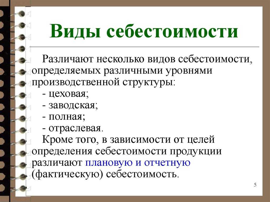 Себестоимость продукции организации - экономика организации (маслевич т.п., 2019)