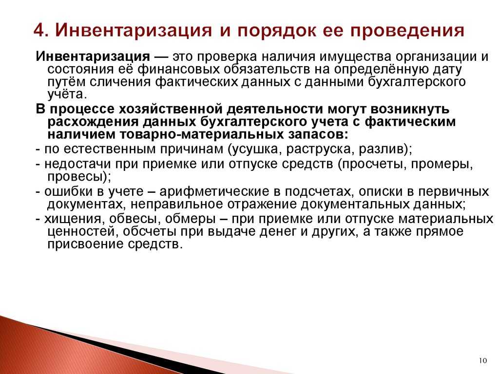 Что такое инвентаризация и как ее проводить