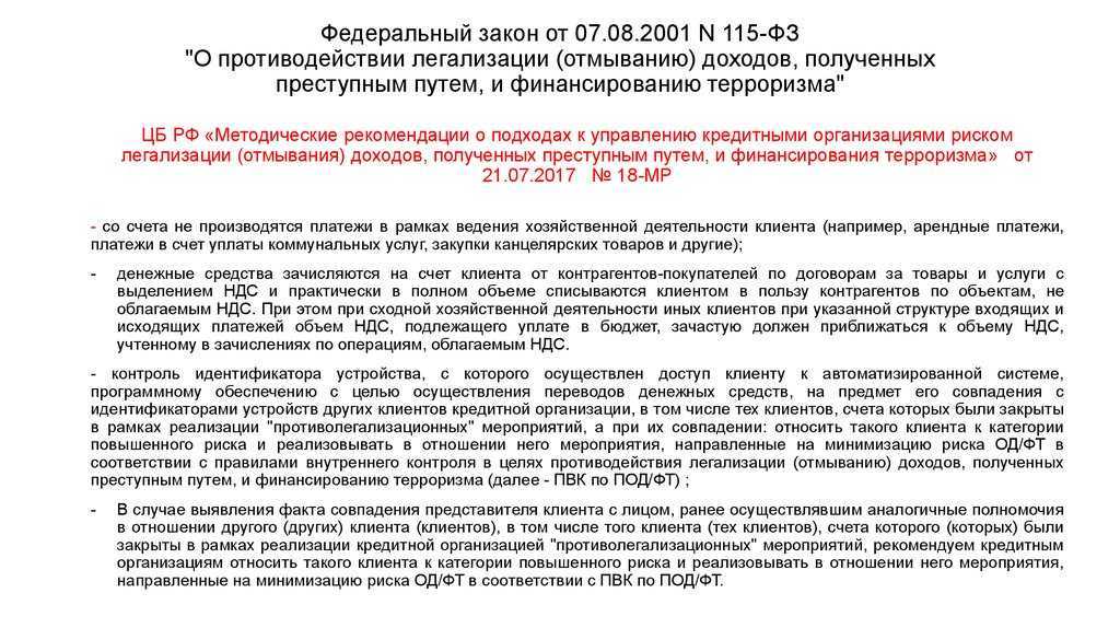 Закон № 115-фз: что это простыми словами