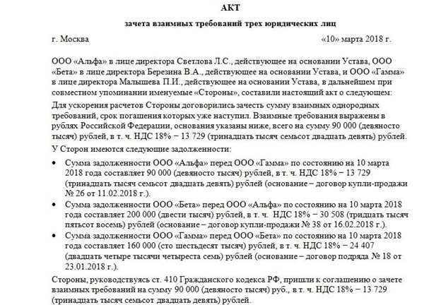 Взаимозачет в 1с 8.3 между организациями