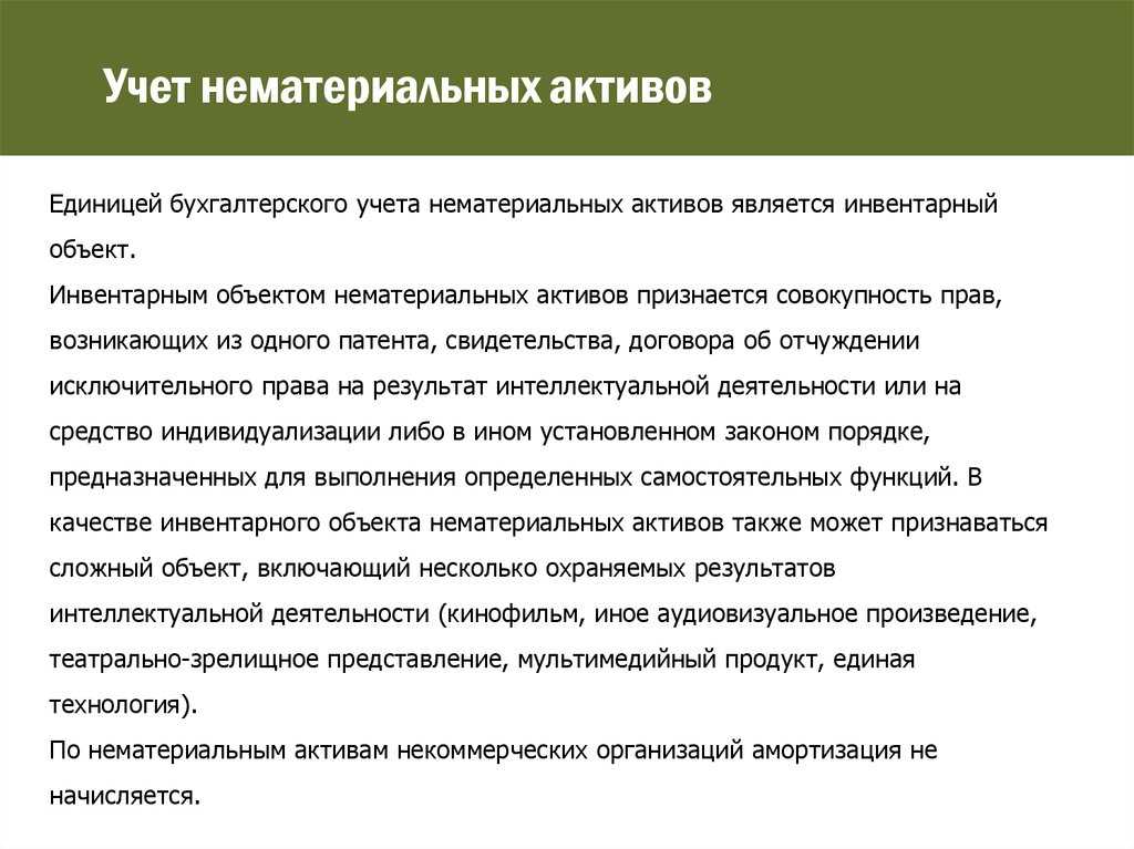 Энциклопедия решений. срок полезного использования нма для целей бухгалтерского учета
