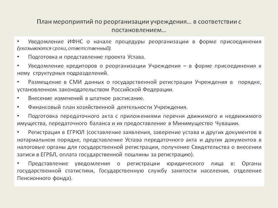 Правопреемство при реорганизации юридического лица