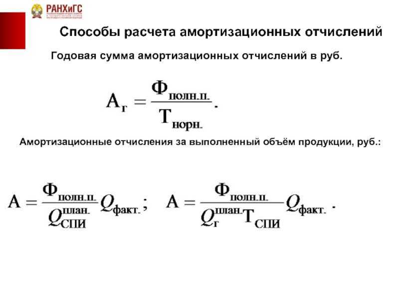 Амортизация