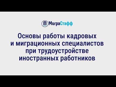 Как работодателю вести контроль и учет документов мигрантов?