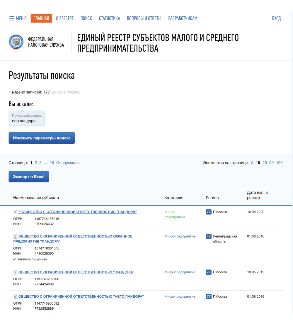 Зачем реестр субъектов малого и среднего предпринимательства ?