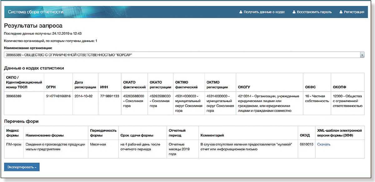 Отчет в росстат. сдать статотчетность в электронном виде через интернет