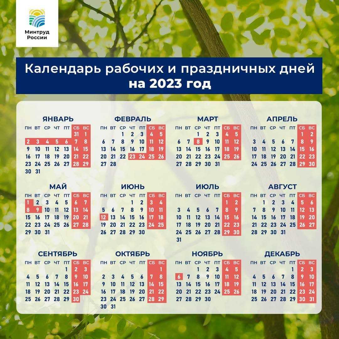 Производственный календарь на 2024 год в россии
