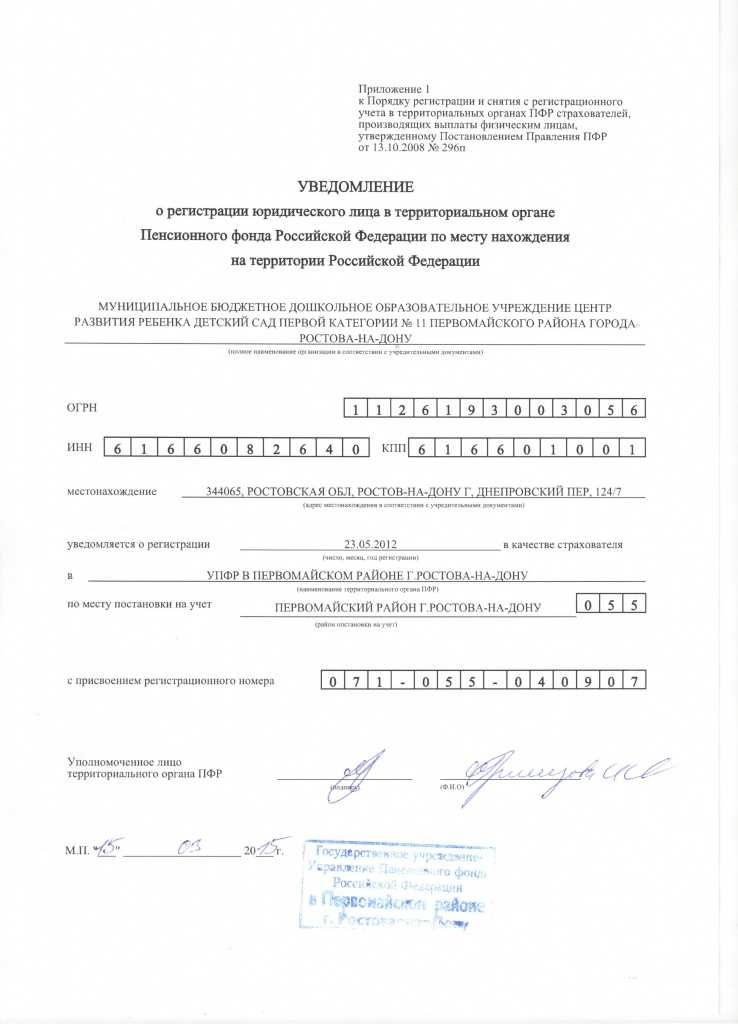 Регистрация ип в пенсионном фонде: документы, сроки